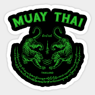 Muay Thai Tiger Sak Yant Tattoo Kickboxing Thailand Sticker